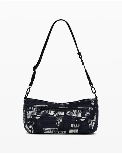 Desigual - Medium newspaper handbag
