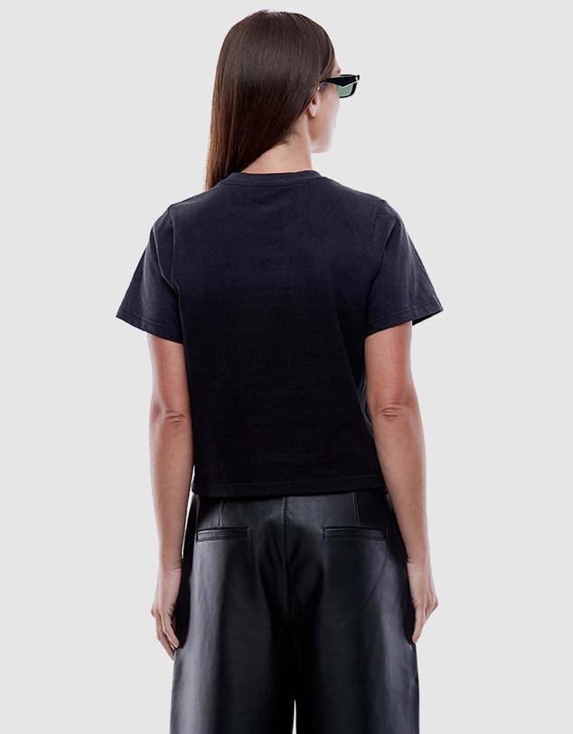 ENA PELLY - Washed Debossed Relaxed Baby Tee