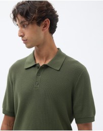 AERE - Organic Cotton Short Sleeve Polo
