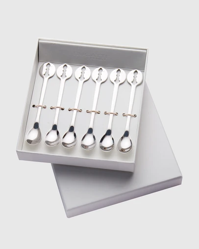 Bugatti - Kiss Set of 6 Moka Spoons