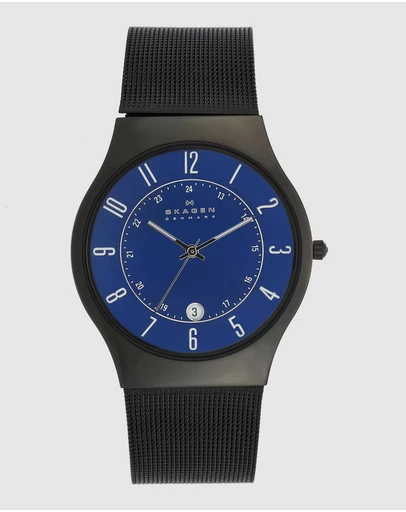 Skagen - Grenen Black Analogue Watch