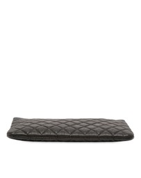 Pre-Loved by Azura Reborn - Pre-Loved Medium Quilted Caviar Boy O Case Clutch
