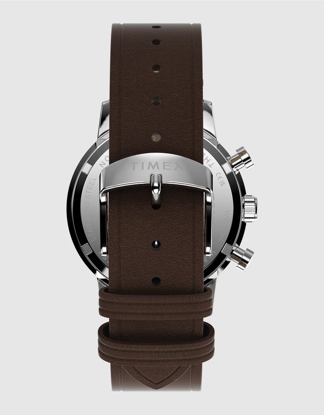 TIMEX - Marlin® Chronograph Tachymeter 40mm Leather Strap Watch