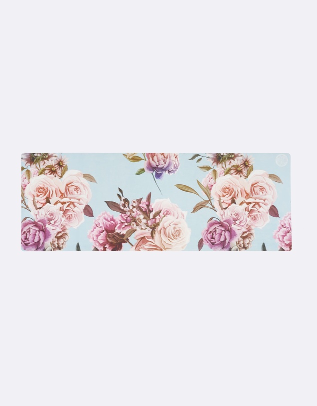 Chuchka - Blue Begonia Suede Yoga Mat