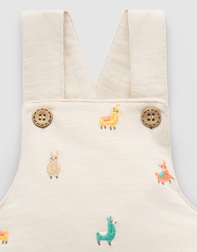 Purebaby - Broderie Overall -Kids-Babies