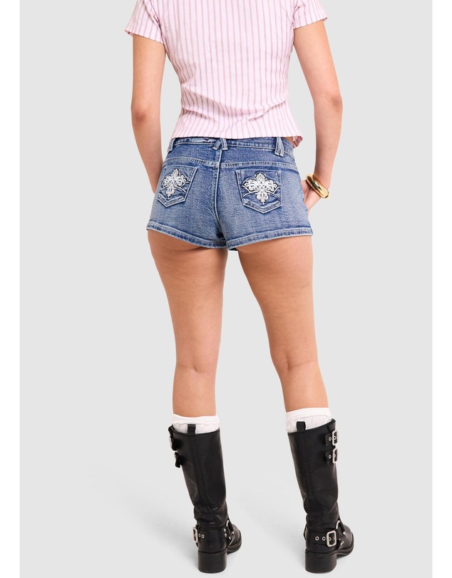 Neon Hart - Beckham Super Mini Shorts