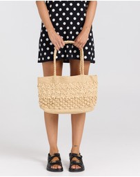 Poolside Paradiso - Vacanza Straw Bag - Natural Raffia