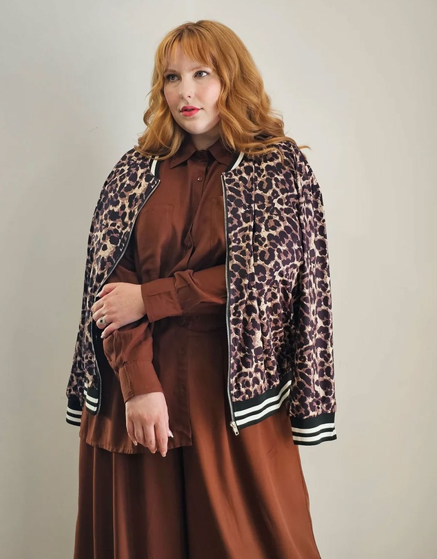 Hope & Harvest - Leopard Print Sukajan Bomber with Snake Patch // Limited Edition