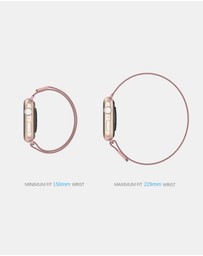 Friendie - Stainless Steel Woven Mesh Loop Band - The Melbourne - Apple Watch Compatible