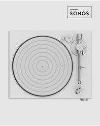 Victrola - Victrola Stream Pearl Wi-Fi & Bluetooth Turntable - White/Silver