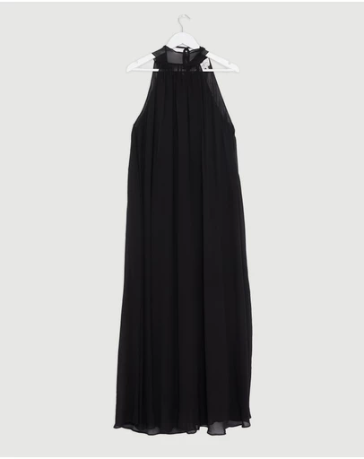 Revibe - Repaired Minima Esenciales Reese Tie Back Maxi Dress - AU 12