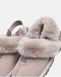 EVERAU - Australian Shepherd Ugg Waffle Fluffy Double Faced Sheepskin Upper House Shoes