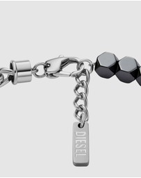 Diesel - Diesel Font Silver tone Bracelet
