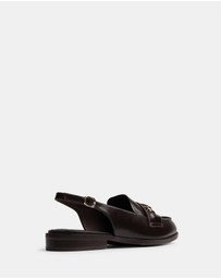 Wittner - Alexia Leather Slingback Loafers