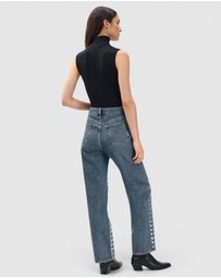 rag & bone - Shea Full Relaxed Straight Jeans