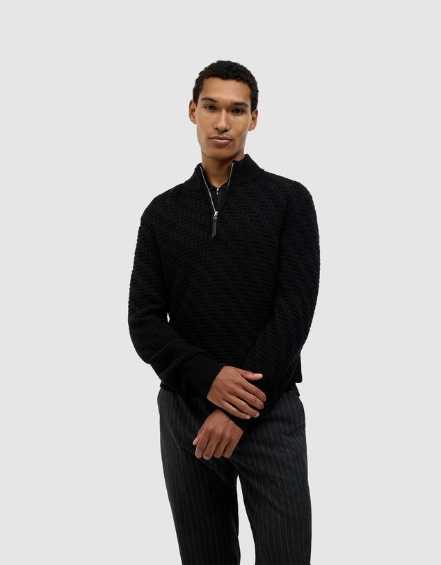 Politix - Barker Quarter Zip Knit