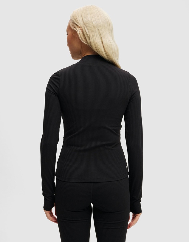 Cotton On Body Active - Ultra Soft Rib LS Zip Through Jacket