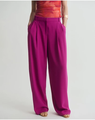 M.N.G - Grace Pleat Detail Trousers