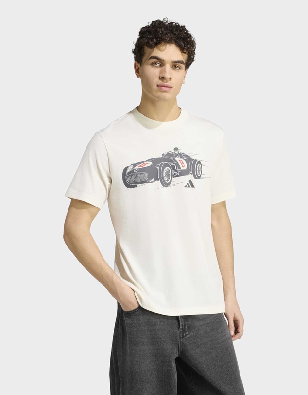 adidas Performance - MERCEDES - AMG PETRONAS FORMULA 1 TEAM SILVER ARROWS 1955 GRAPHIC TEE Mens