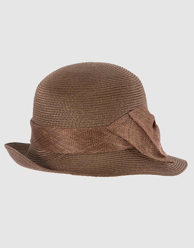 Max Alexander - Summer Brown Cloche Hat
