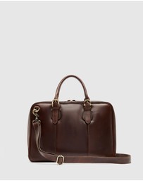 Republic of Florence - The Madrid Matt Choc Laptop Case