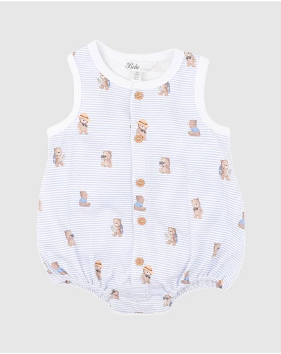 Bebe by Minihaha - Organic Button Up Bodysuit - Babies