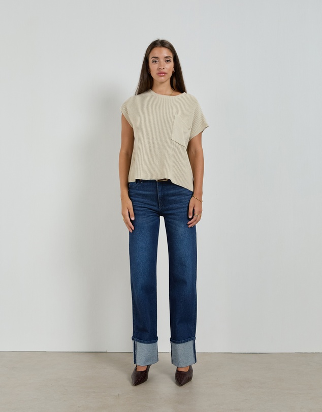 DRICOPER DENIM - Lina Mid Rise Straight Leg Jeans