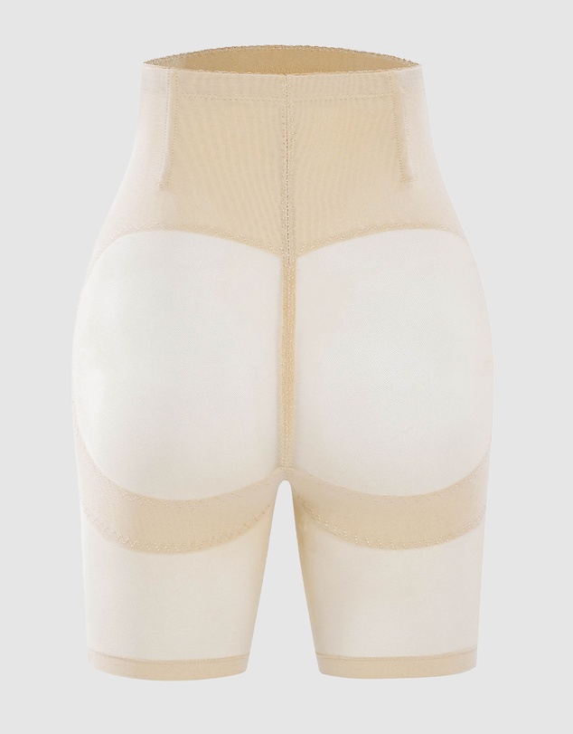 B Free Intimate Apparel - High Waist Power Mesh Tummy Control Shorts