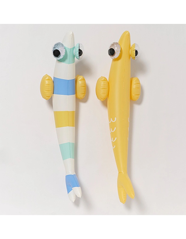 Sunnylife - Kids Inflatable Noodle Finn the Fish Multi Set of 2