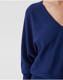 Oxford - Francesca V-Neck Knitted Dress