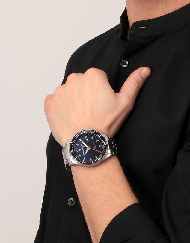 Maserati - Sfida 44mm Stainless Steel Watch