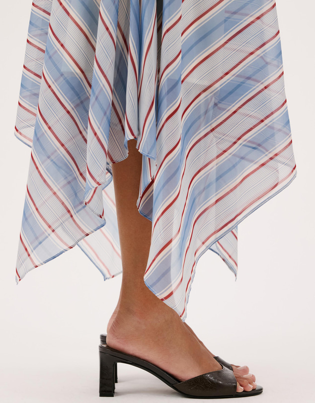 Atmos&Here - Hazel Crinkle Leather Peep Toe Heels