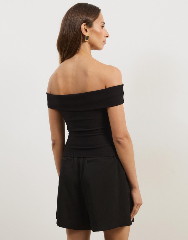 Atmos&Here - Ophira Off Shoulder Ponte Structured Top
