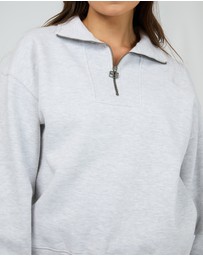Silent Theory - Silent Luxe 1/4 Zip Crew