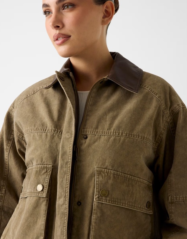 GUESS - Manon Cropped Field Jacket