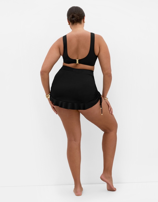 City Chic - Andros Bikini Skirt - Black