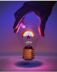 Suck UK - Cordless Lightbulb Rainbow