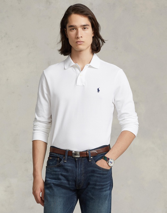 Polo Ralph Lauren - ICONIC EXCLUSIVE - Long Sleeve Knit Basic Mesh Polo