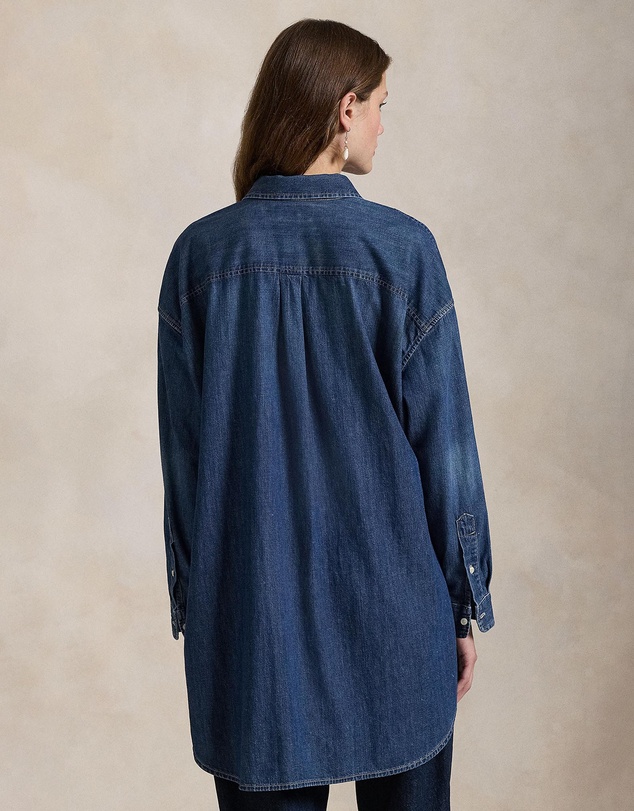 Polo Ralph Lauren - Oversize Fit Denim Shirt - The ICONIC Exclusive
