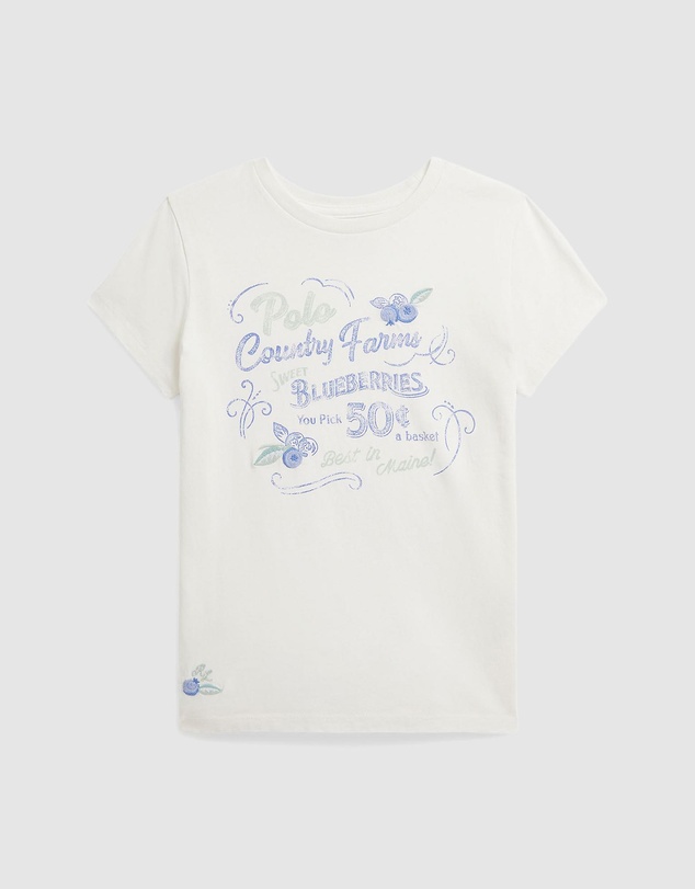Polo Ralph Lauren - Blueberry Graphic Cotton Jersey Tee - Teens