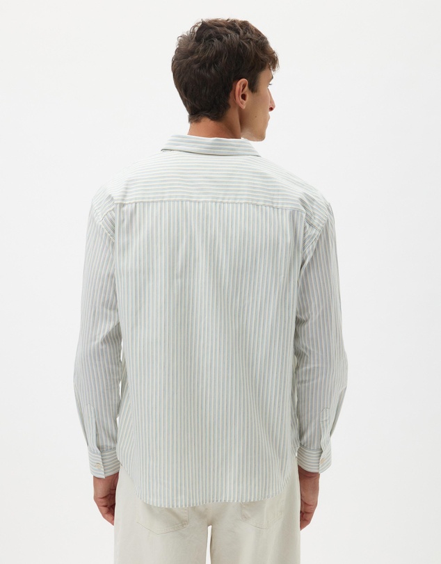 AERE - Summer Cotton Stripe Shirt