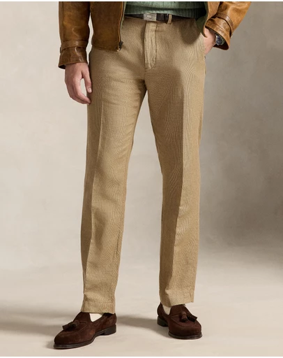 Polo Ralph Lauren - Straight Fit Houndstooth Twill Pants