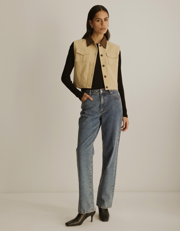 Atmos&Here - Juniper Contrast Collar Shirt