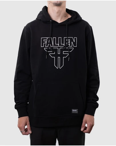 Fallen Footwear - Fallen Footwear Men Peak Jacket Enzymatic/Jumper Regular Fit Black