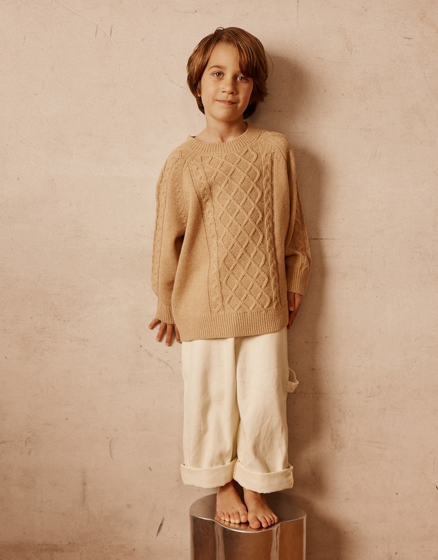Alfred - Doug Cable Knit Jumper | Mottle