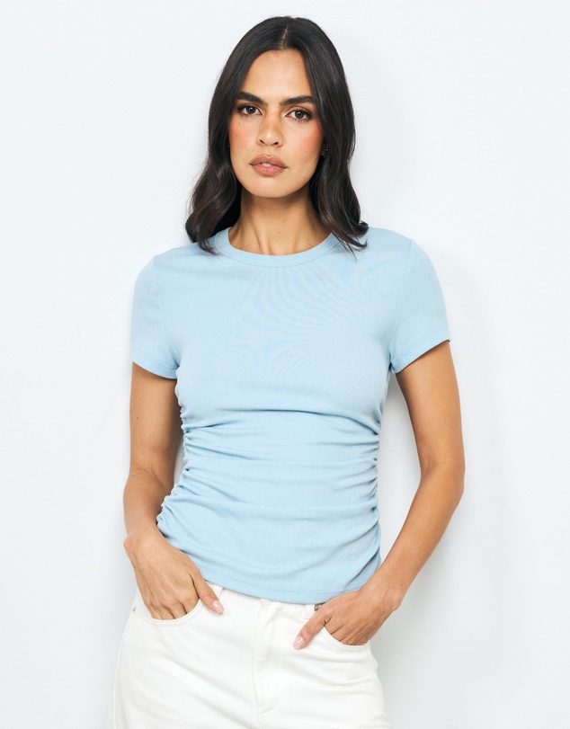 AERE - Belle Ruched T-Shirt