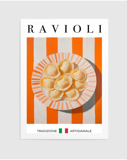 Olive et Oriel - Ravioli by Andreas Magnusson Art Print