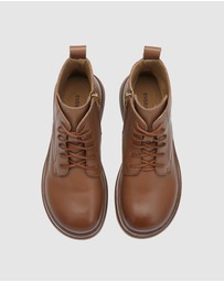 EVERAU - EverAU Ugg Gabriela Cow Leather Upper Fashion Boots