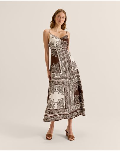 CHOCOLATE/IVORY