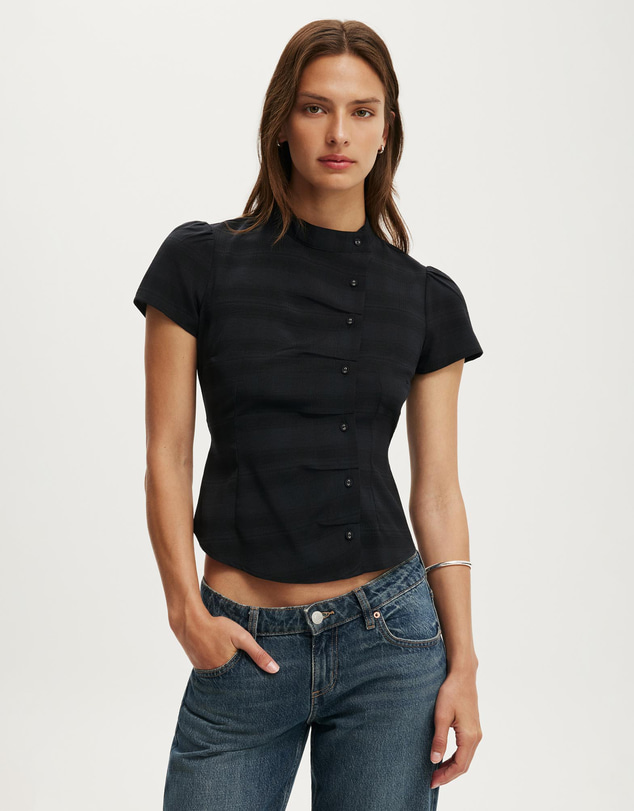 Cotton On - Nikki Button Through Blouse